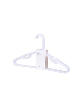 Simple Plastic Clothes Hanger - 6 Pack