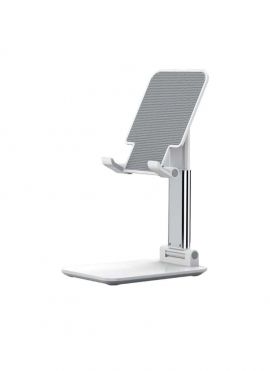 Foldable Cell Phone Holder for Desk-White