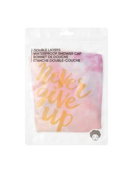 Color Explosion Double Layers Waterproof Satin Shower Cap