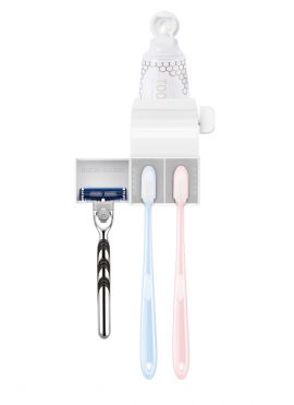 Toothbrush Holder Toothpaste Squeezer Kit