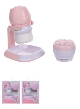 Soft Exfoliating Cleansing Brush (Includes Holder & Silicone Brush Head)