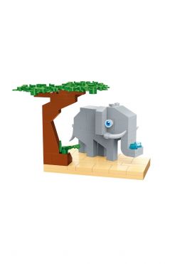 Grassland Animals Building Blocks (Elephant, 86 pcs)