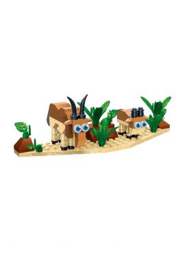 Grassland Animals Building Blocks (Antelope, 101 pcs)